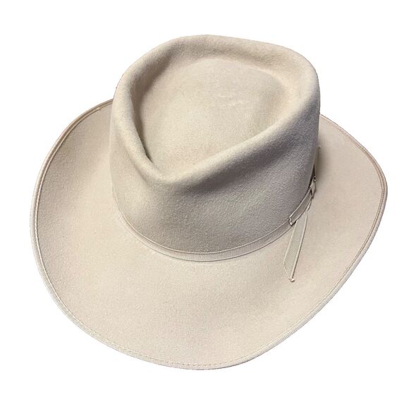 Stetson Silverbelly 6X Quality Fur Felt Westen Cowboy Hat Sz 6 3/4 - Picture 1 of 11